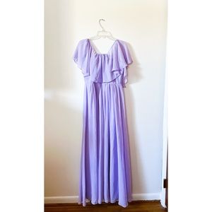 Abigail Chiffon Dress - lilac